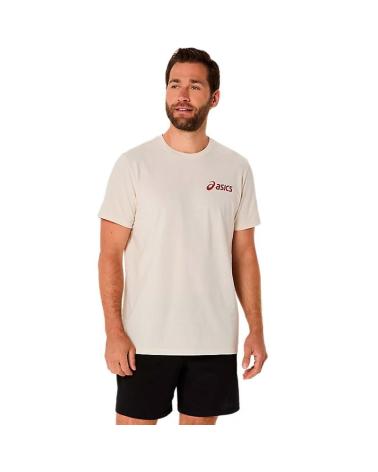 T-SHIRT ASICS CHEST LOGO SS BEIGE 2031E659-201 BEIGE