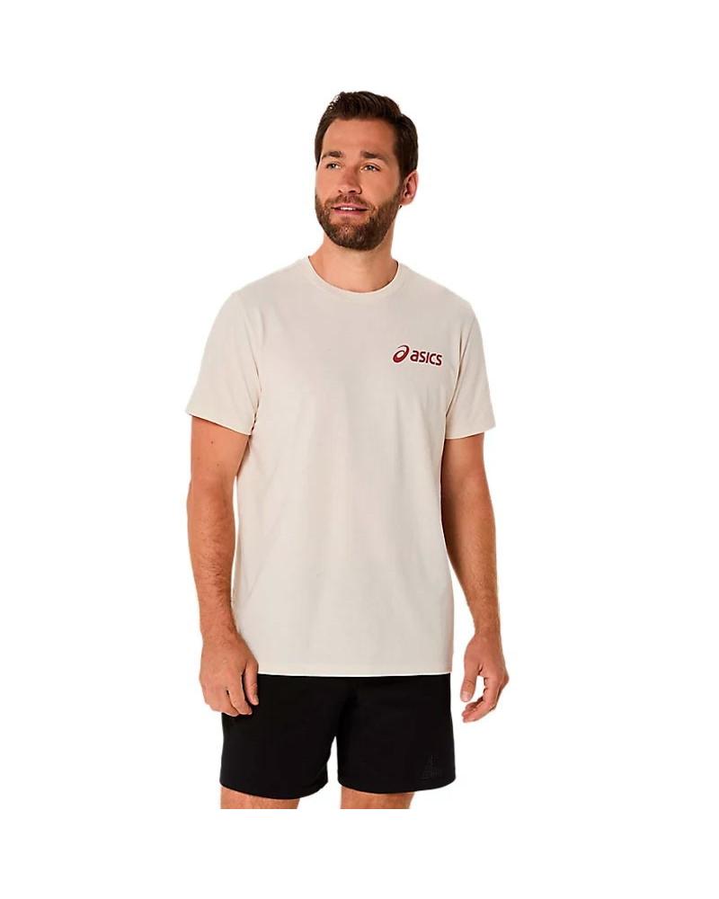 T-SHIRT ASICS CHEST LOGO SS BEIGE 2031E659-201 BEIGE