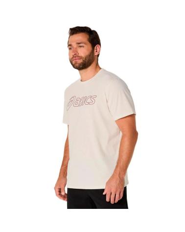 T-SHIRT ASICS LOGO SS BEIGE 2031E188-201 BEIGE