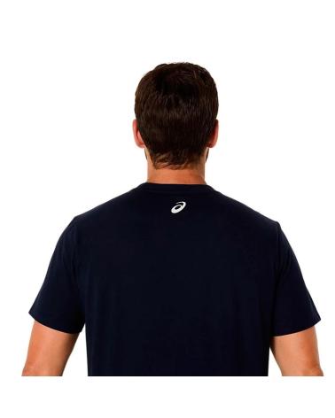 T-SHIRT ASICS LOGO SS BLU 2031E188-403 AZUL