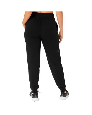 ASICS PANTALON MUJER LOGO SWEATPANT PERFORMANCE NEGRO
