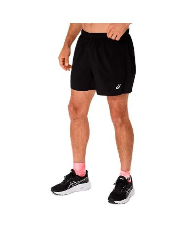 ASICS PANTALON HOMBRE CORE 5IN SHORT 2011D214-001 NEGRO