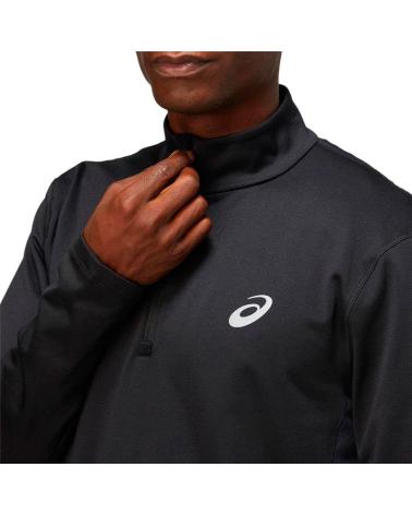 ASICS CORE LS 1/2 ZIP WINTER TOP NERO 2011C347-001 NEGRO
