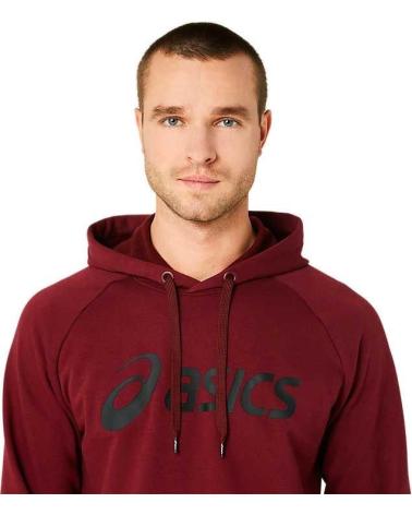 ASICS HOMBRE BIG OTH HOODIE 2031A984-603 GRANATE ROJO