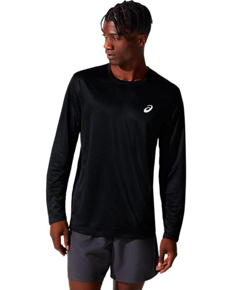 ASICS CAMISETA HOMBRE CORE LS TOP 2011C340-001 NEGRO