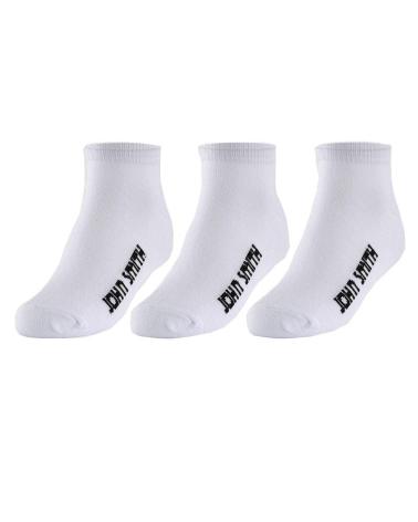 CHAUSSETTES COURTES JOHN SMITH C17114 BLANCHES - LOT DE 3 PAIRES BLANCO