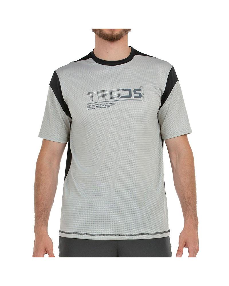 JOHN SMITH T-SHIRT TECNICO TUREIS 042 GRIGIO FUMO BIANCO BLANCO