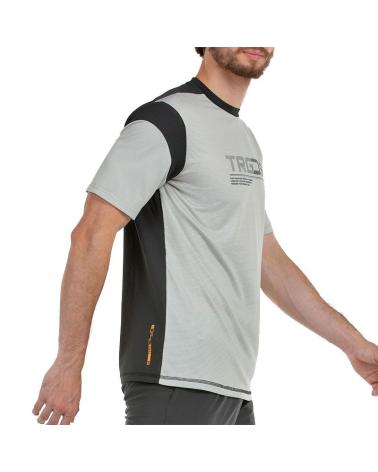 JOHN SMITH T-SHIRT TECNICO TUREIS 042 GRIGIO FUMO BIANCO BLANCO