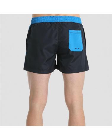 BAÑADOR JOHN SMITH JIJAS NEGRO CON DETALLES AZULES AZUL