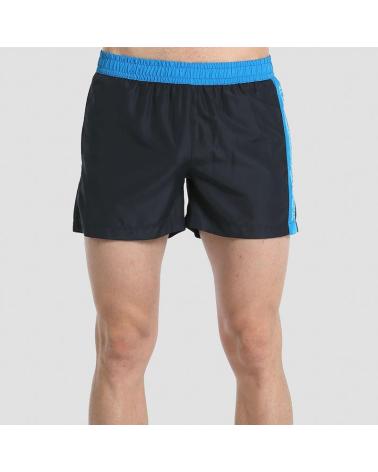 BAÑADOR JOHN SMITH JIJAS NEGRO CON DETALLES AZULES AZUL