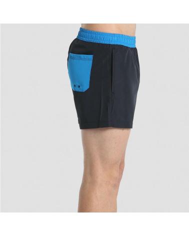 BAÑADOR JOHN SMITH JIJAS NEGRO CON DETALLES AZULES AZUL
