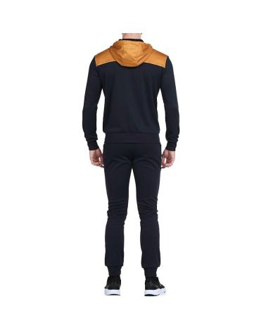JOHN SMITH CENLE TWO-TONE NAVY BLUE AND GOLD TRACKSUIT 4