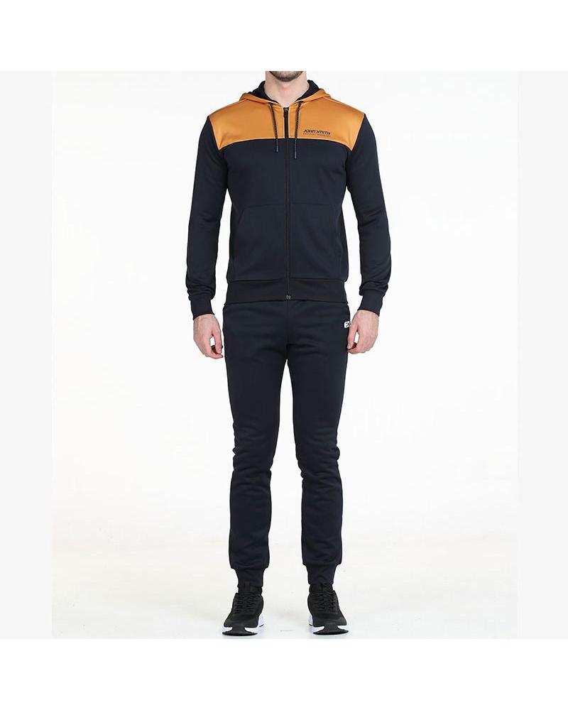 JOHN SMITH CENLE TWO-TONE NAVY BLUE AND GOLD TRACKSUIT 4