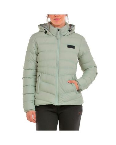 ANORAK DE PLUMA JOHN SMITH ZOE 042 HUMO VERDE VERDE