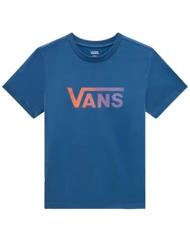CAMISETA DE MANGA CORTA VANS DROP V SS CREW PARA MUJER VN0A5HNMC451 AZUL