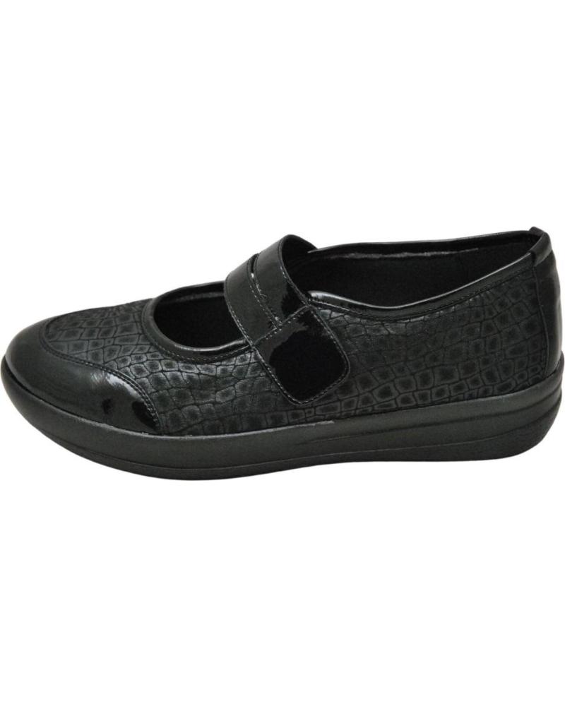 Zapatos de Mujer D`CUTILLAS DOCTOR CUTILLAS - 50730 MERCEDITA DE PLANTILLA EXTRAIBLE PA NEGRO