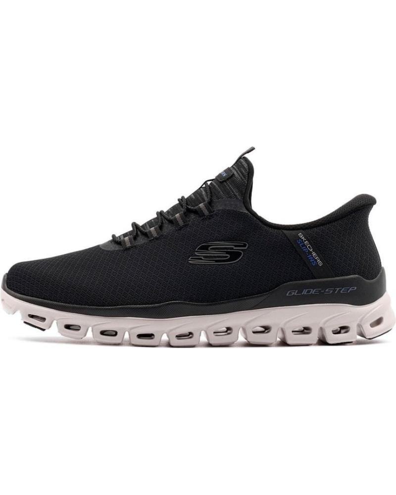 Sportif pour Homme SKECHERS - ZAPATILLAS NEGRAS PARA HOMBRE - SLIP-INS NEGRO