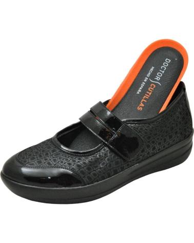 Zapatos de Mujer D`CUTILLAS DOCTOR CUTILLAS - 50730 MERCEDITA DE PLANTILLA EXTRAIBLE PA NEGRO