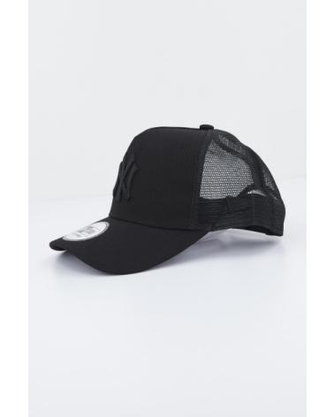 NEW ERA CLEAN TRUCKER NEW YORK YANKEES CAP BLACK BLACK