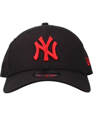 NEW ERA GORRA NY NEGRA LOGO ROJO 12380594 NEGRO