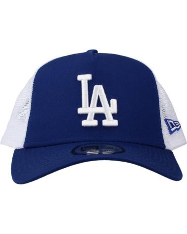 GORRA TRUCKER NEW ERA CLEAN LOS ANGELES DODGERS AZUL Y BLANCA CON LOGO LA LRYWHT