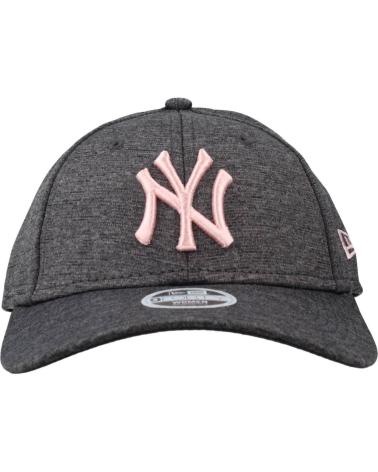 GORRA NEW ERA TECH JERSEY 9FORTY NEW YORK YANKEES GRIS CON LOGO ROSA GRAPNK