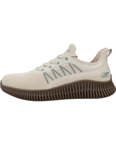 Scarpe-da-ginnastica-casual-per-uomo-SKECHERS-ZAPATILLAS-HOMBRE-MODELO-BOBS-GEO-SLIP-INS-COLOR-BEIS-NTMT