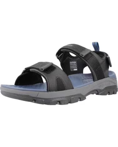 SKECHERS SANDALIAS HOMBRE MODELO TRESMEN - RYER COLOR NEGRO BLK