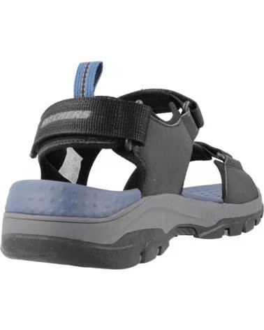 SKECHERS SANDALIAS HOMBRE MODELO TRESMEN - RYER COLOR NEGRO BLK