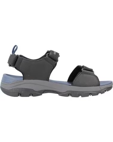 SKECHERS SANDALIAS HOMBRE MODELO TRESMEN - RYER COLOR NEGRO BLK