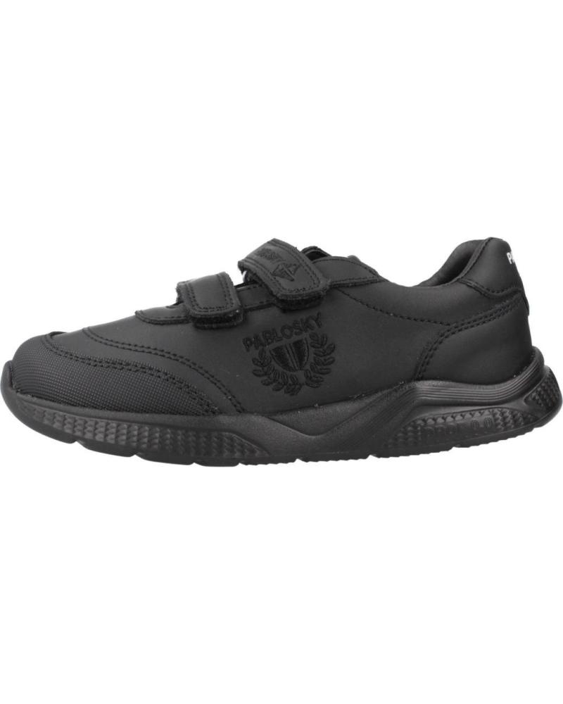 Sapatos-casuais-para-menino-PABLOSKY-ZAPATILLAS-NINO-MODELO-203910P-COLOR-NEGRO