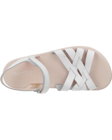 SANDÁLIA ABERTA BLANDITOS MODELO ITACA BD BRANCO BLANCO25
