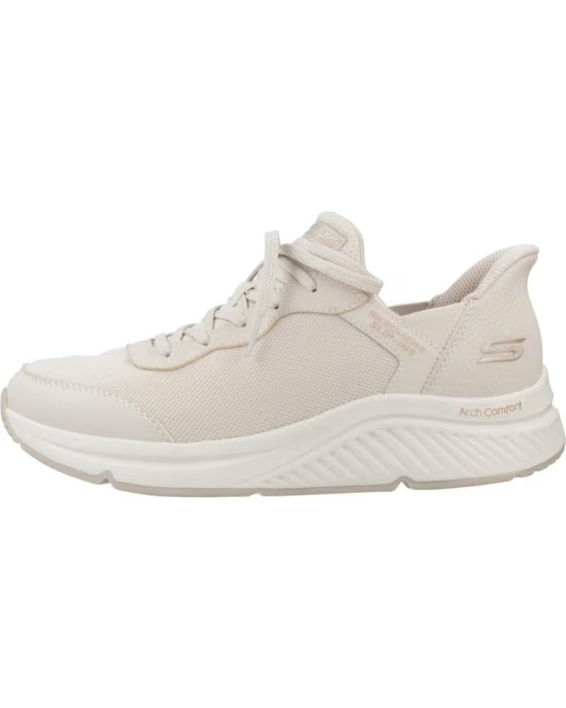 SKECHERS ZAPATILLAS EN PARA MUJER BEIGE