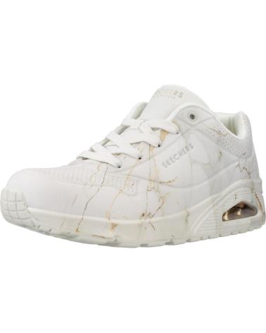 SKECHERS ZAPATILLAS MUJER MODELO UNO COLOR BLANCO OFWT