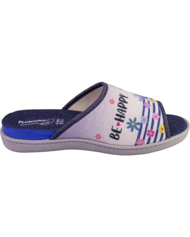 PLUMAFLEX 12404 ABEJA ZAPATILLAS DE CASA DE MUJER AZUL MARIN AZUL MARINO