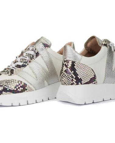 WONDERS DEPORTIVA PARA MUJER A-2476 RACER SNAKEOFFPLATA