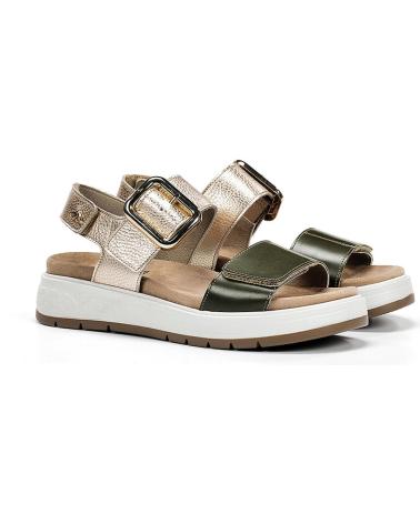 FLUCHOS SANDALIA DE MUJER F2166 STREET KAKIPLATINO