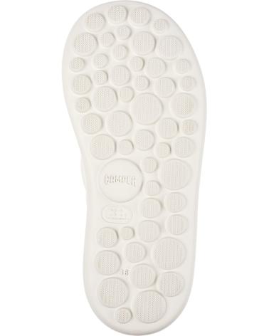 CAMPER CHANCLAS DE PIEL PELOTAS FLOTA K201607 BLANCO004