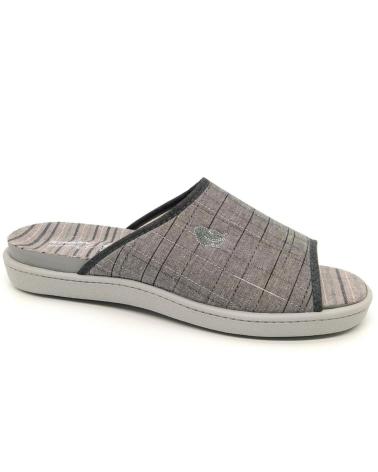 Calzado-De-Casa-De-Hombre-PLUMAFLEX-ZAPATILLA-ROAL-12452-GRIS