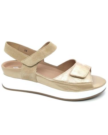 Sandali per Donna PIESANTO SANDALIA 250422 CHAMPAN - BEIGE GOLD