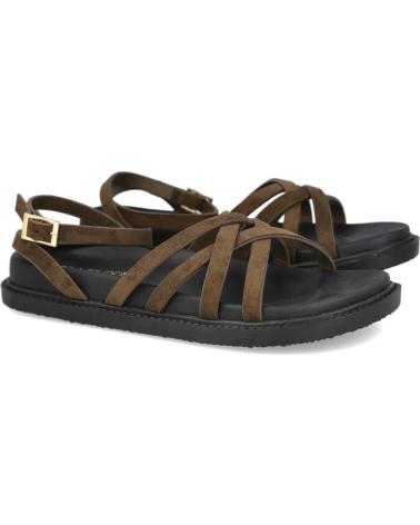 L&R SHOES LR SHOES 5383 SANDALIAS PLANAS DE TIRA KAKI