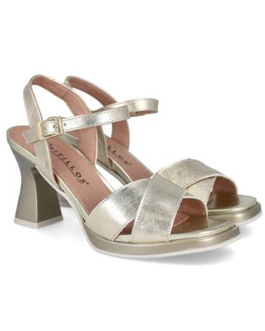 PITILLOS 10540 SANDALIAS DE TACON MUJER ORO