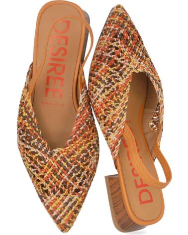 DESIREÉ DESIREE PILSEN2 ZAPATOS DE PIEL TRENZAD MULTICUERO
