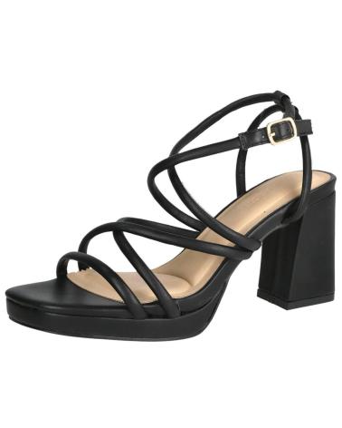 L&R SHOES LR SHOES A-3257 SANDALIAS DE TACON PARA MUJER NEGRO