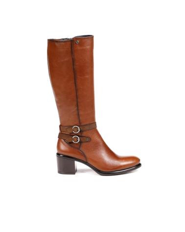 DORKING STIEFEL LEXI D8610 LEDER BRAUN BY FLUCHOS MARRóN