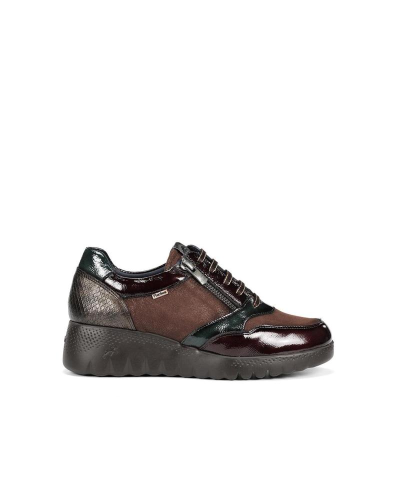 FLUCHOS LIVE F2248 SNEAKERS IN COFFEE BROWN TONE MARRóN