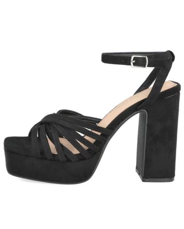 L&R SHOES LR SHOES 5503 SANDALIAS DE FIESTA CON PLATAFORMA PARA MUJER NEGRO