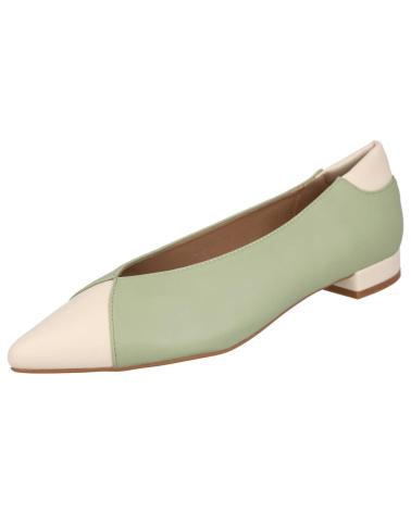 Zapatos-de-vestir-para-mujer-L&R-SHOES-LR-SHOES-S-5118-BAILARINAS-COMBINADAS-VERDE