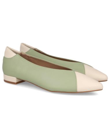 Zapatos-de-vestir-para-mujer-L&R-SHOES-LR-SHOES-S-5118-BAILARINAS-COMBINADAS-VERDE