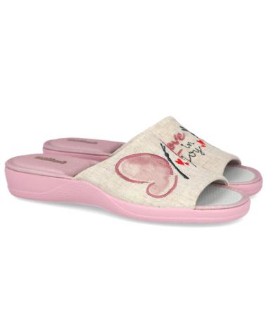 Chaussons-pour-la-maison-des-femmes-DEVALVERDE-1572-ZAPATILLAS-MARIPOSA-DES-ROSA